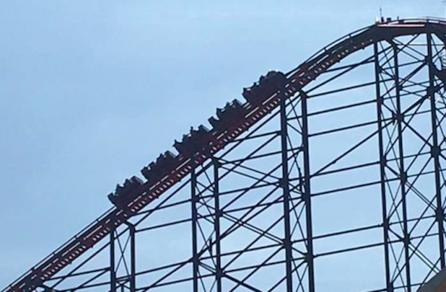 UK s tallest rollercoaster breaks down leaving riders stranded