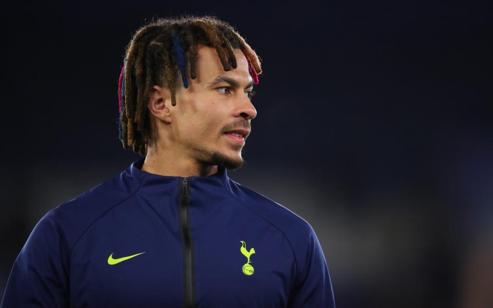 Dele Alli of Tottenham Hotspur during the Premier League match between Leicester City and Tottenham Hotspur - Getty Images