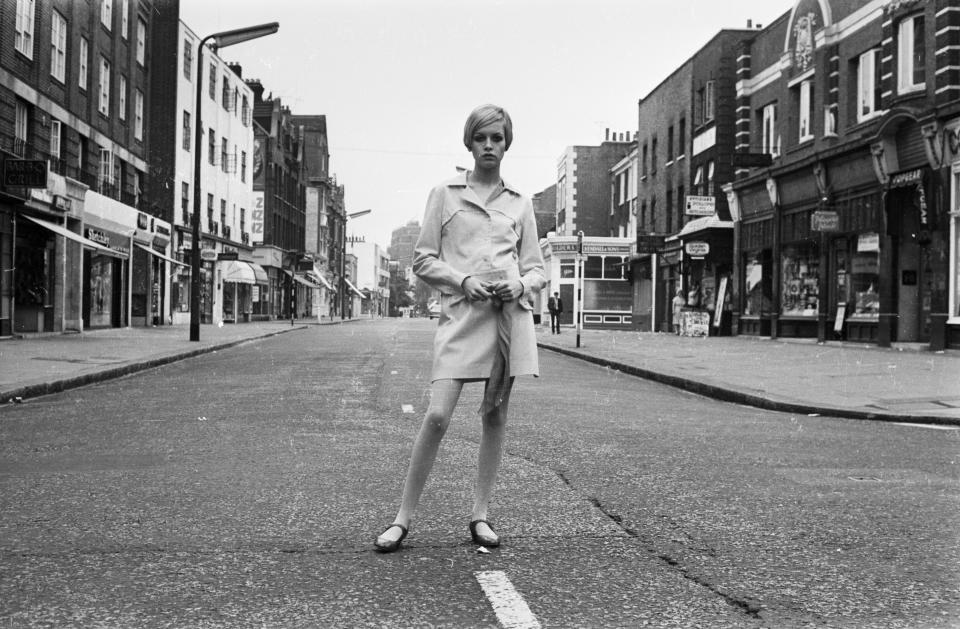 Twiggy en 1966 (Photo by Stan Meagher/Express/Getty Images)