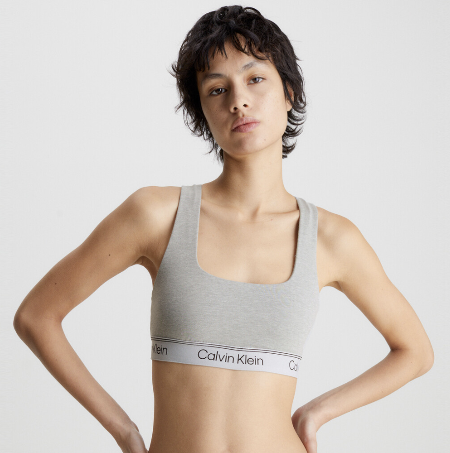 Athletic Cotton Lightly Lined Bralette. (PHOTO: Calvin Klein)