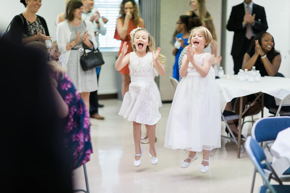 Look at those happy faces! (Photo: <a href="http://coryandjackie.com/" target="_blank">Cory and Jackie Wedding Photographers</a>)