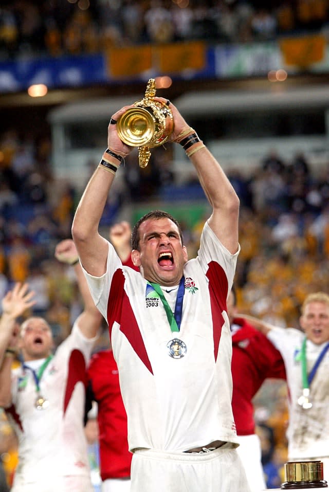 Martin Johnson captained England to World Cup glory in 2003