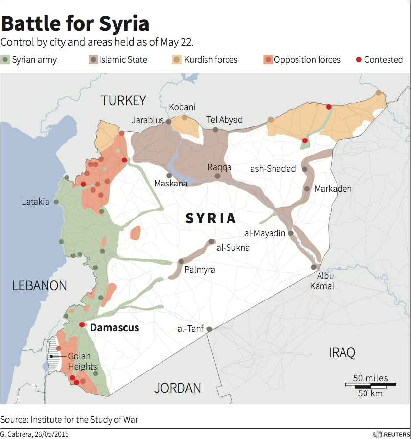 Syria map