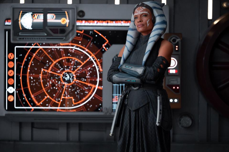 rosario dawson in star wars ahsoka