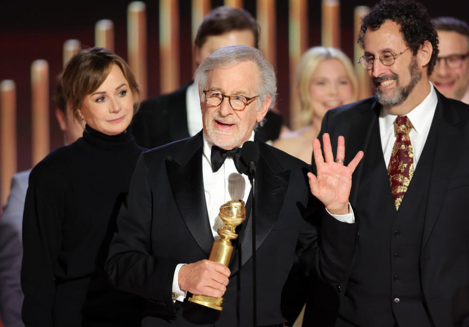 Steven Spielberg at the 2023 Golden Globe Awards - Credit: Rich Polk / NBC