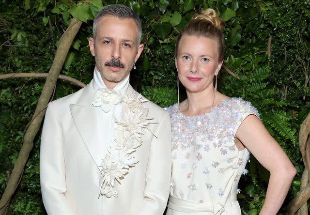 <p>Cindy Ord/MG24/Getty</p> Jeremy Strong and Emma Wall attend The 2024 Met Gala Celebrating "Sleeping Beauties: Reawakening Fashion" on May 06, 2024 in New York City.