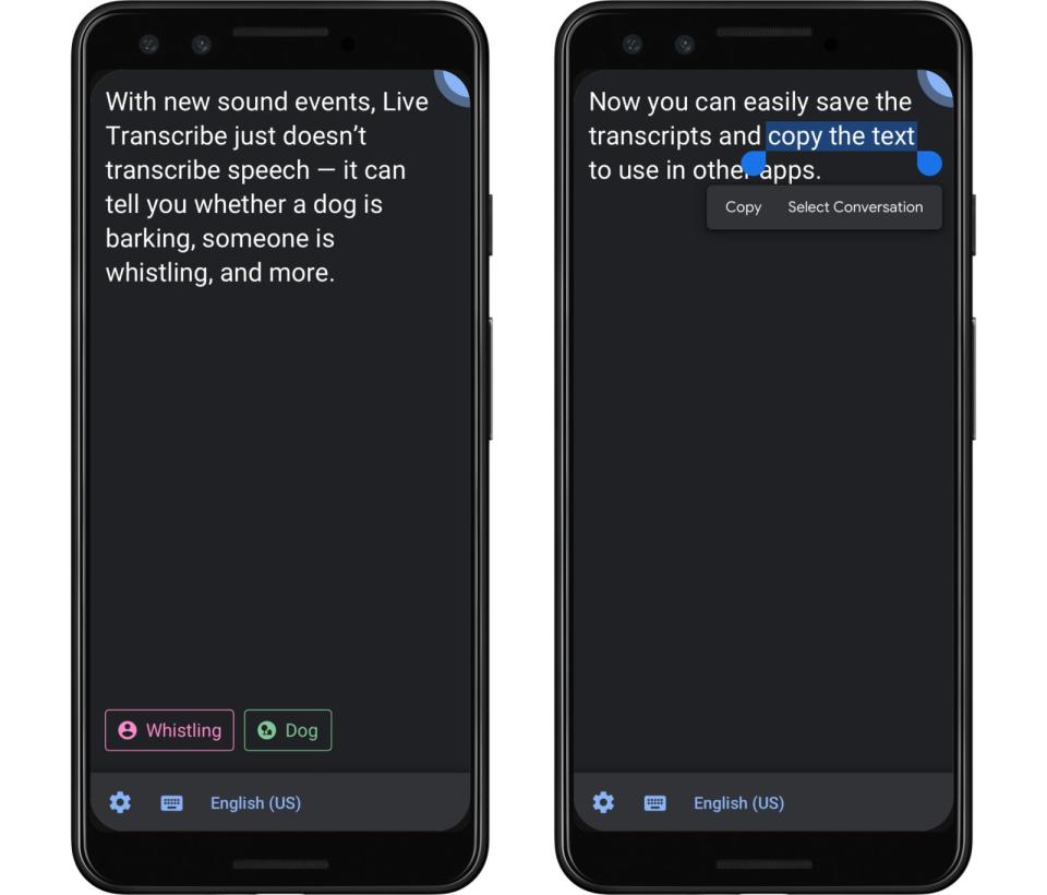 Google is making Live Transcribe, its Android app for easy voicetranscription, a lot more useful