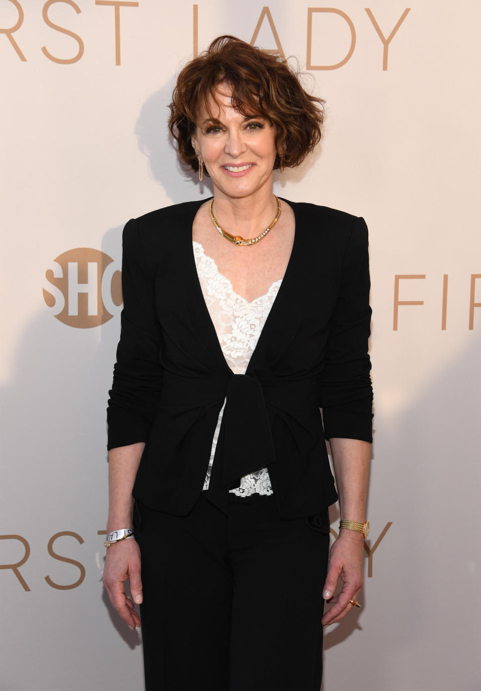 Kathleen Garrett attends premiere for "The First Lady"