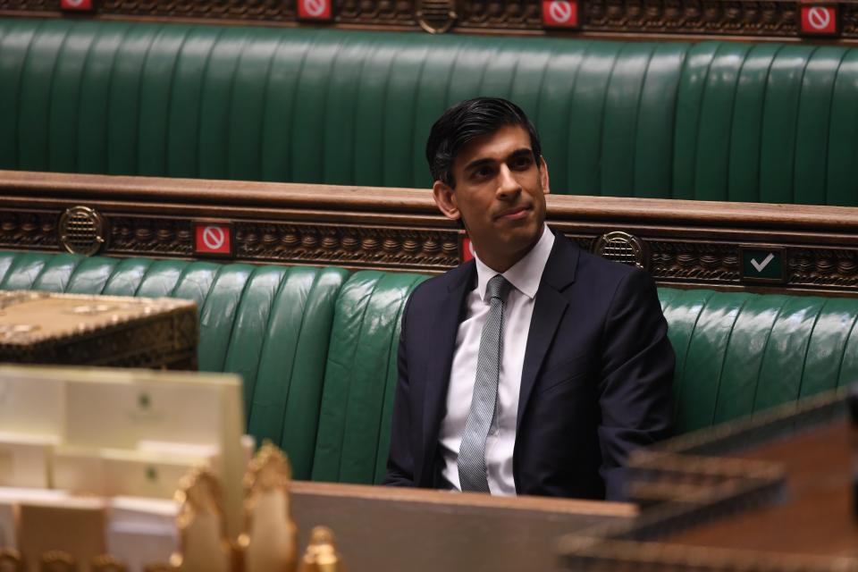 <p>Rishi Sunak did not delay in relating the welcome news that the OBR now expects a ‘swifter and more sustained economic recovery’ thanks to the impressive vaccine roll out </p> (via REUTERS)