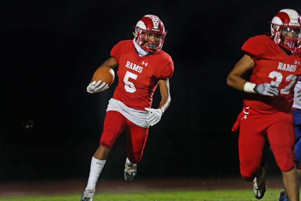 Desert Mirage High School hosts Indio High in each of their first Desert Valley League football game of the season in Thermal, Calif., on Friday, Sept. 16, 2022. 