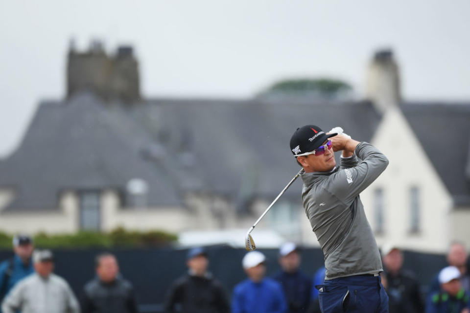 Zach Johnson co-leads the British Open after Day 2. (Getty)