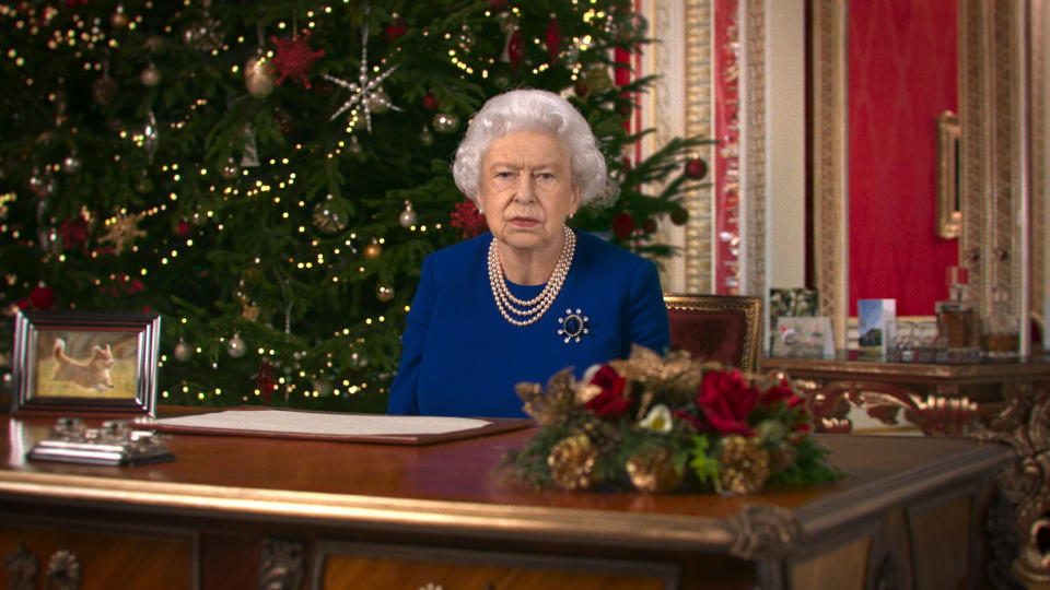 Channel 4 said the digital rendering of the Queen is ‘a powerful reminder that we can no longer trust our own eyes’ (Channel 4/PA)