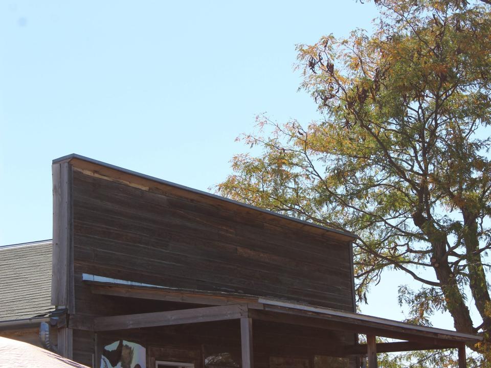 The roof of a building in Dearfield, Coloardo.