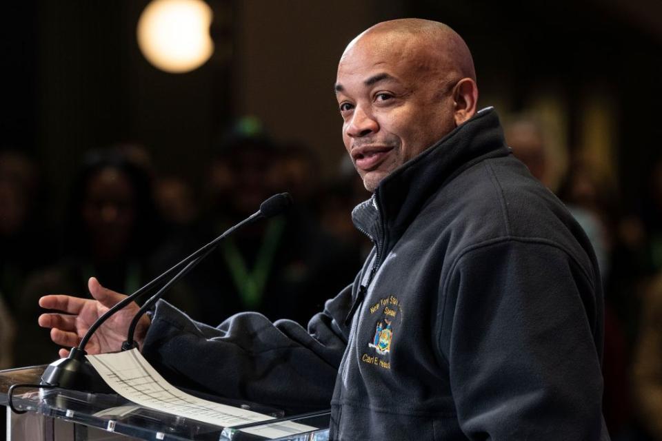 The governor and Heastie (above) are said to be in agreement on overhauling the Consumer Directed Personal Assistance Program as part of ongoing state budget talks. Lev Radin/Pacific Press/Shutterstock