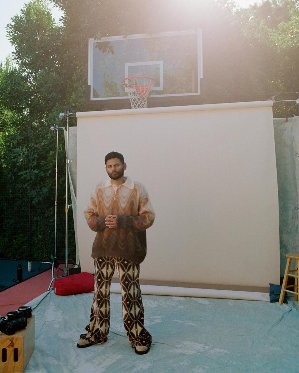 Jay Shetty photographed for For Real in Los Angeles, CA on August 11, 2023.