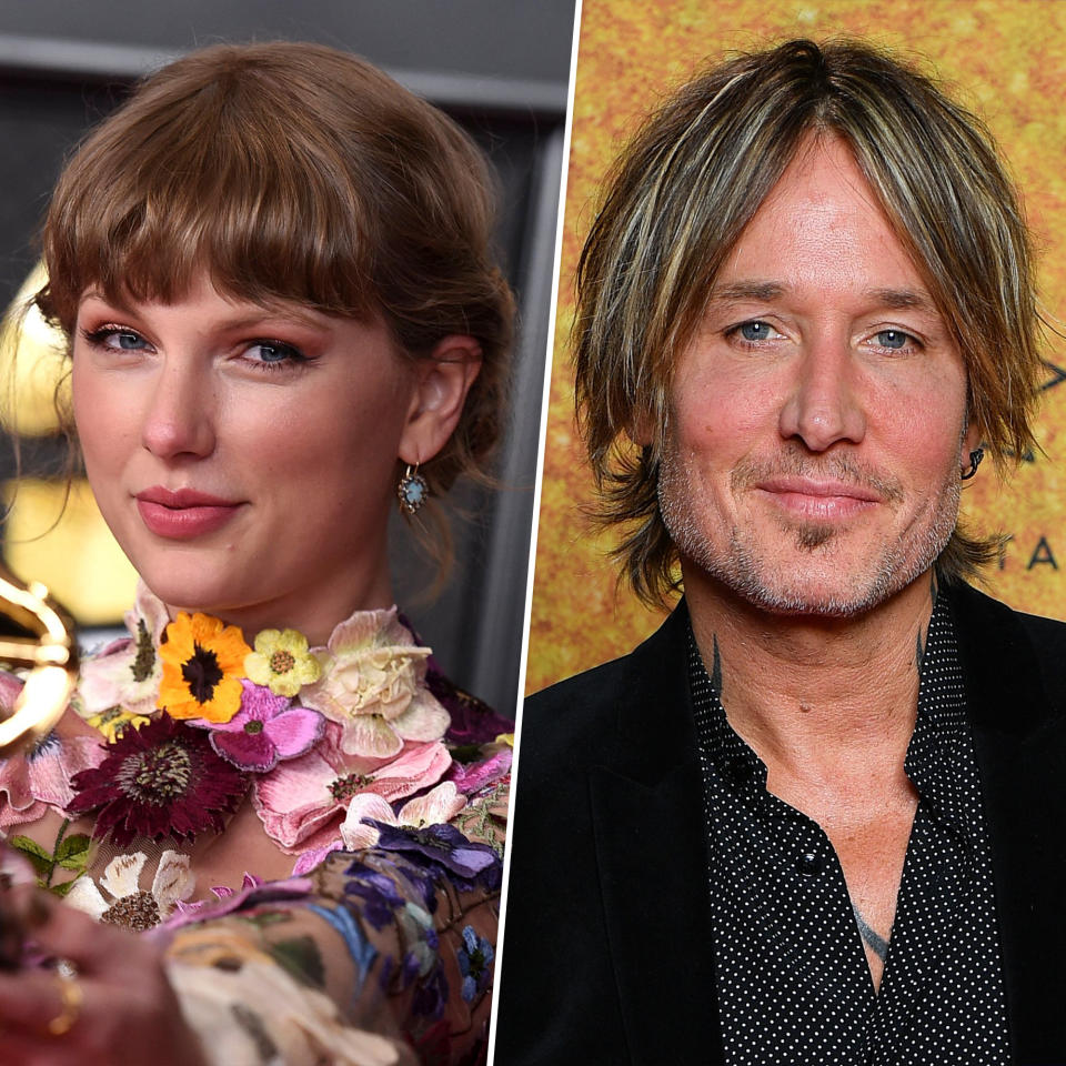 Taylor Swift and Keith Urban. (AP / Getty Images)