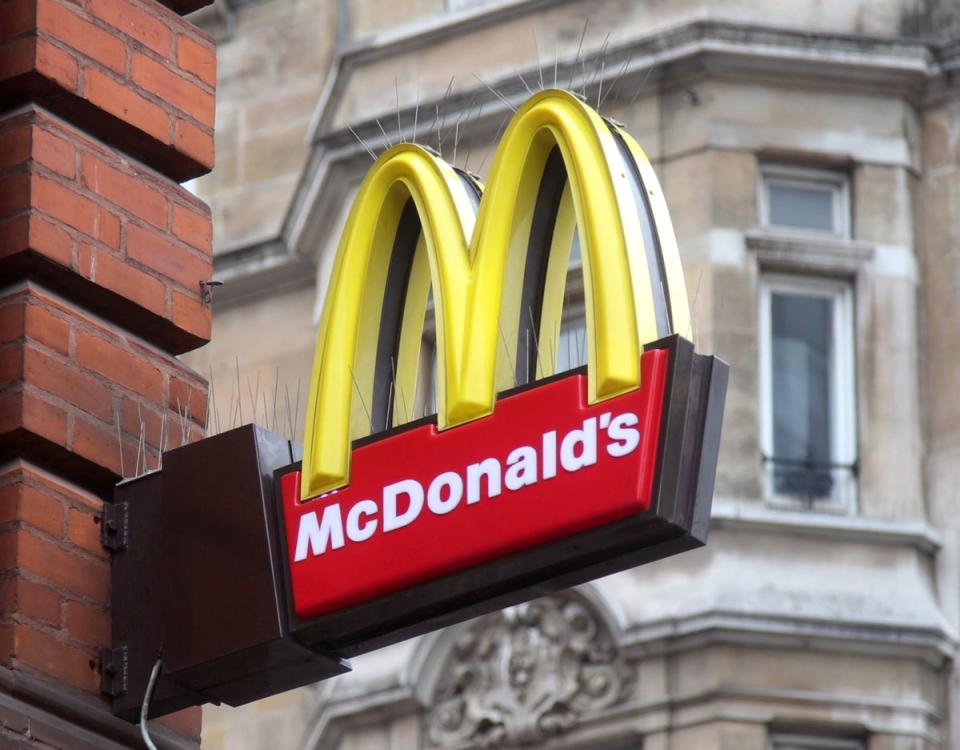 A branch of McDonald’s on Oxford Street, central London. (PA Archive)