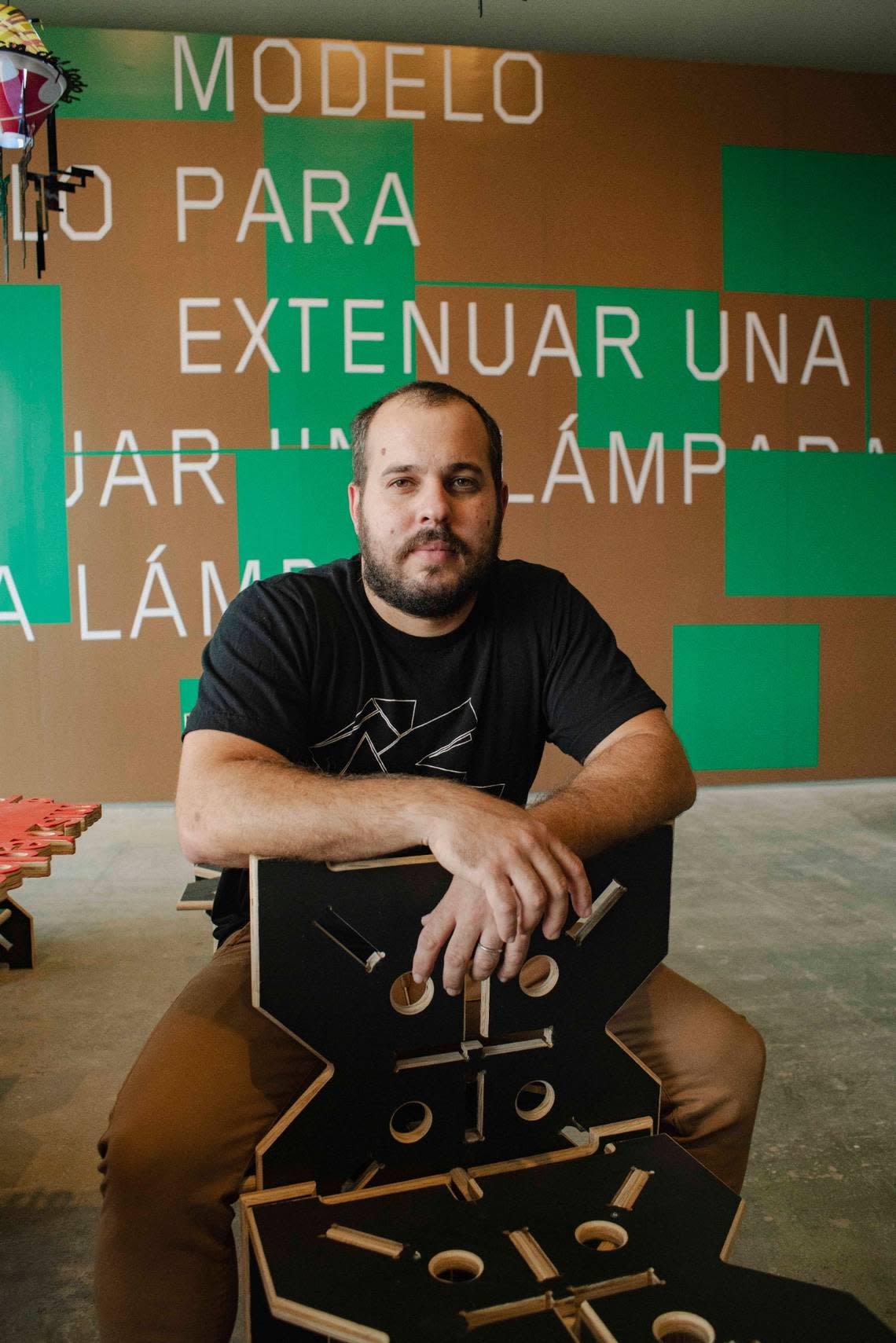 Cuban-American artist Rafael Domenech focuses on graphic design, architecture and gathering spaces.