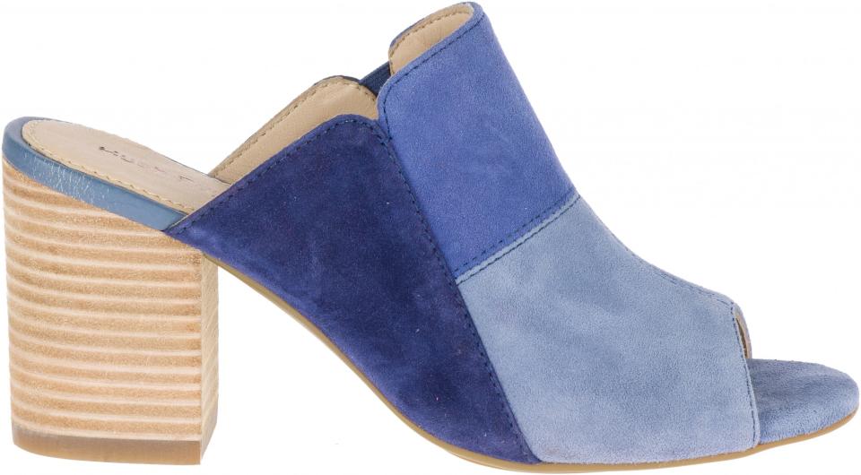 Denim Patch Mules