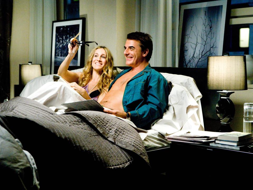Sarah Jessica Parler and Chris Noth in the 2008 ‘Sex and the City’ movie (New Line/Kobal/Shutterstock)