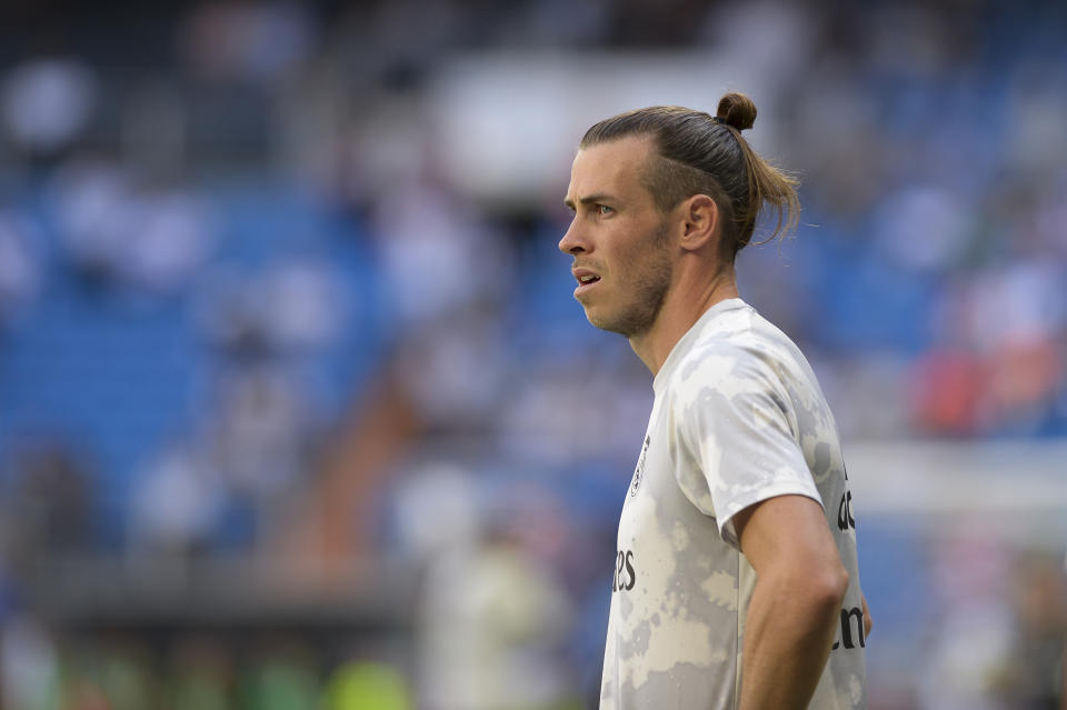 Gareth Bale of Real Madrid during a match between Real Madrid vs Granada Club de Fútbol for Spanish League at Santiago Bernabéu Stadium on October 5, 2019 in Madrid, Spain. (Photo by Patricio Realpe/ChakanaNews)