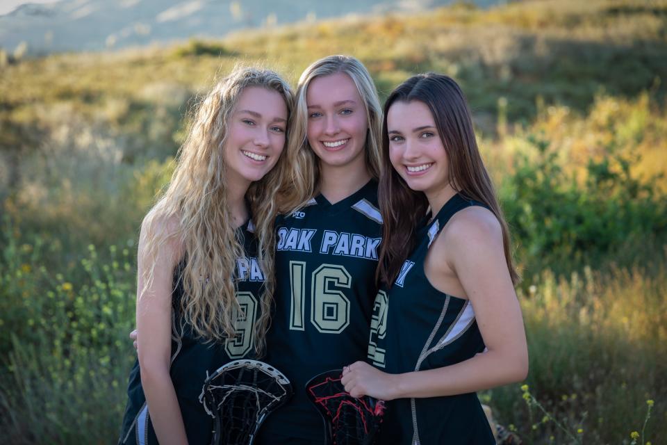 Triplets Pifer, Kathleen and Gillian Dryden had their sisters to lean on as their senior lacrosse season at Oak Park High came to an early ending due to COVID-19.