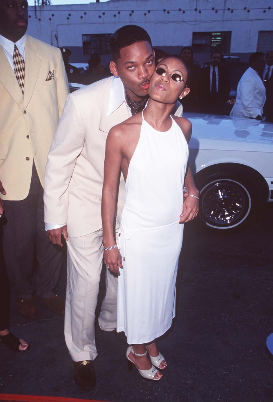 Will and Jada Pinkett Smith at the Soul Train Music Awards on March 6, 1997.