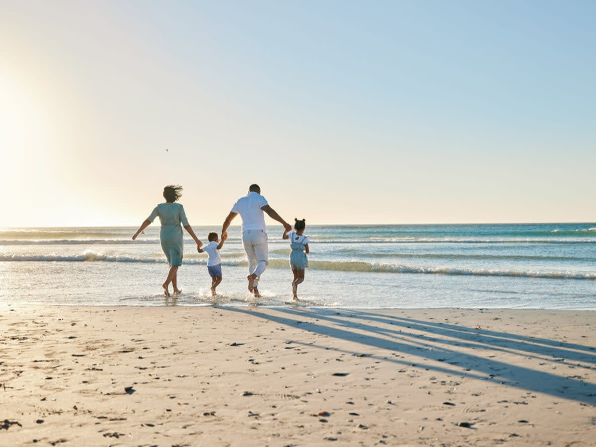 Families pay through the nose to go away in school holidays (Getty Images/iStockphoto)