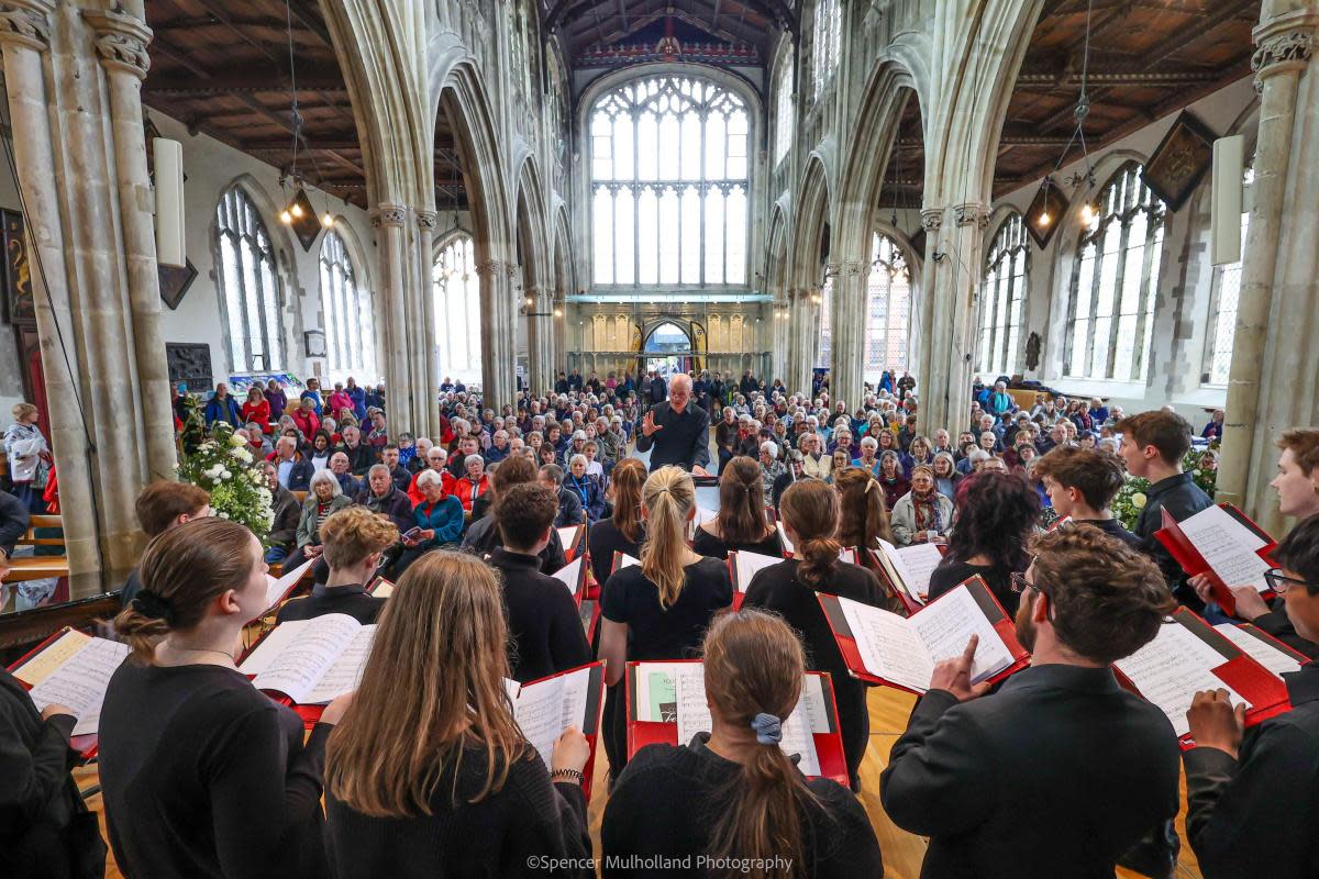 New photos show audiences enjoying themselves at Salisbury Choir Festival <i>(Image: Spencer Mulholland)</i>