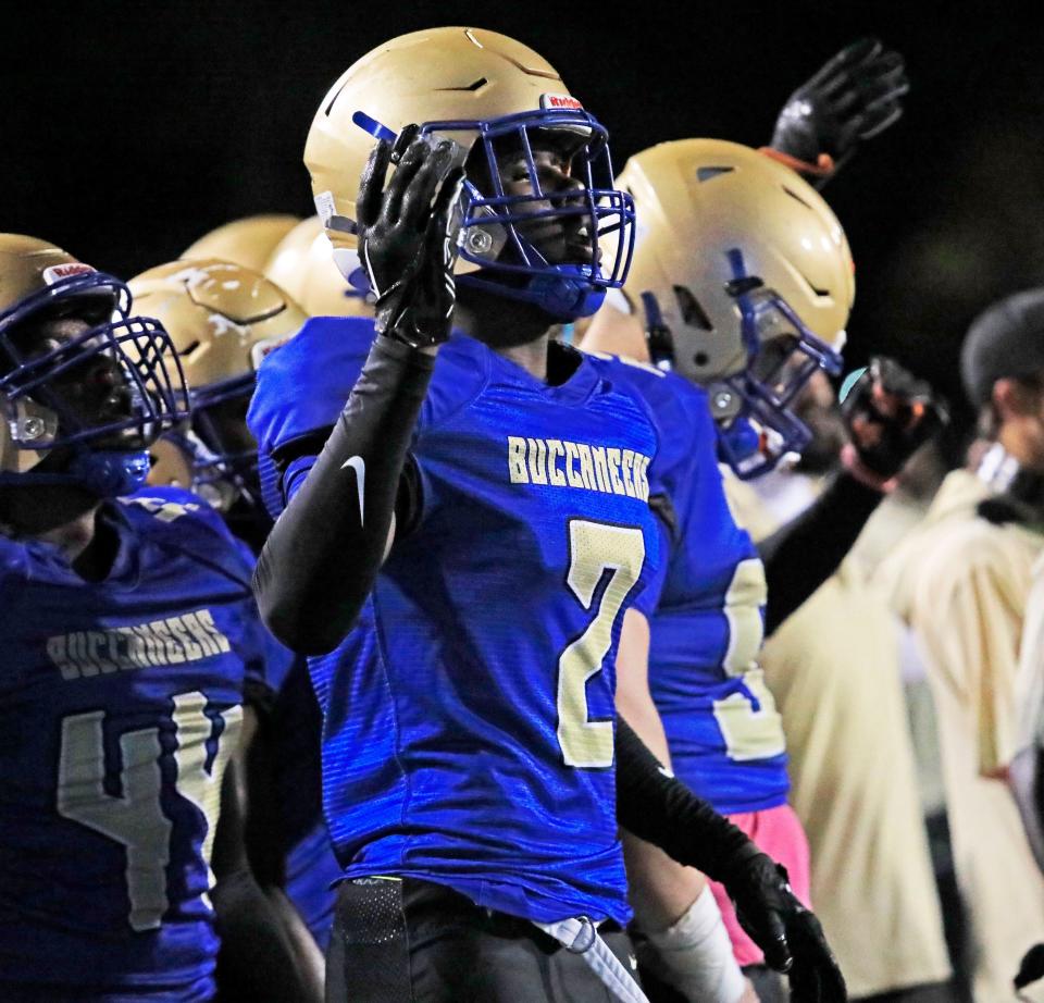 Mainland DB/WR Phillip Moore missed last year's playoffs after suffering a pair of seizures in late October.