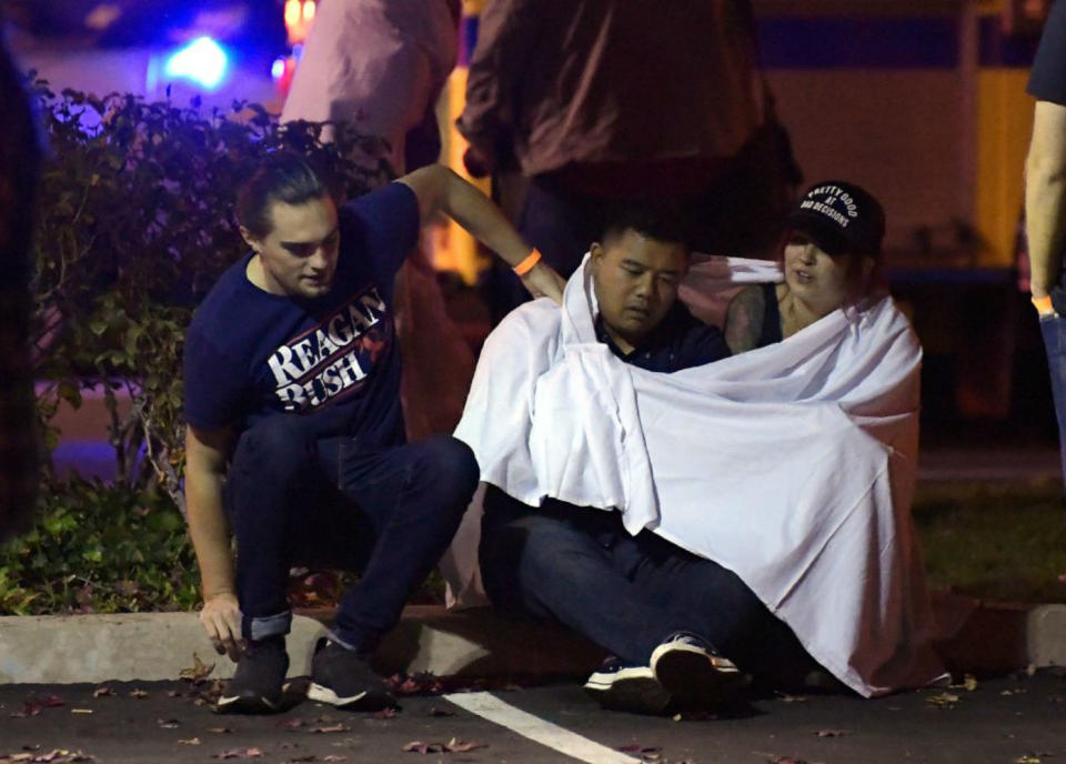 Las imágenes del tiroteo en un bar de California