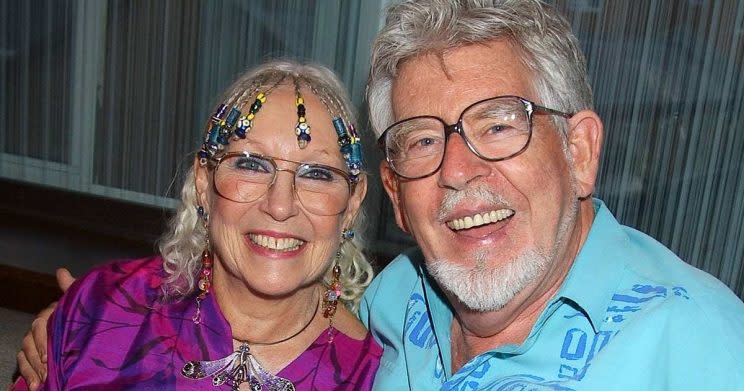Rolf is being supported by his wife. Copyright: [Rex]