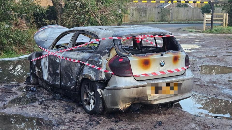 BMW Stolen And Torched In The UK