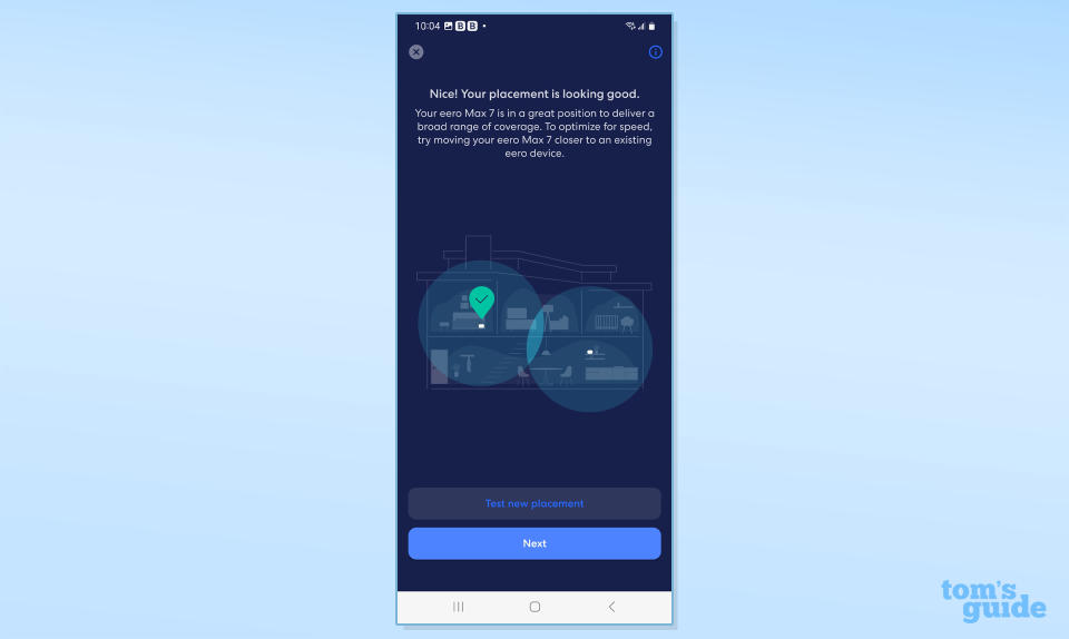 Eero Max 7 app screenshot