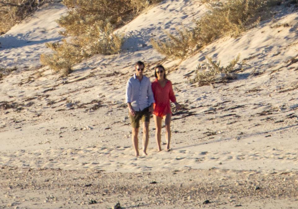 Pippa and James snapped on their idyllic honeymoon