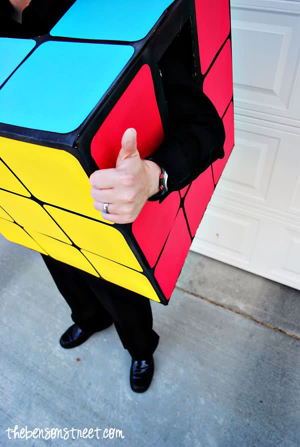 rubiks cube 70s costume ideas