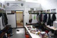 Britain Football Soccer - Sutton United Media Day - FA Cup Fifth Round Preview - The Borough Sports Ground - 16/2/17 General view of the home changing rooms during the media day Action Images via Reuters / Matthew Childs Livepic