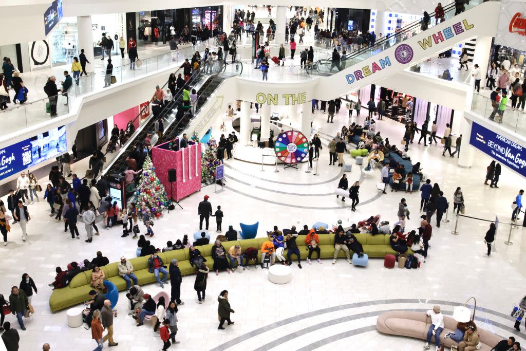  Customers visit the American Mall dream mall during Black Friday on November 25, 2022 in East Rutherford, New Jersey. 