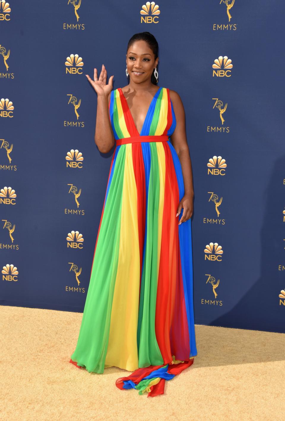 Tiffany Haddish wearing Prabal Gurung