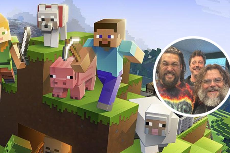 Minecraft termina su rodaje y Jason Momoa comparte fotografías con Jack Black