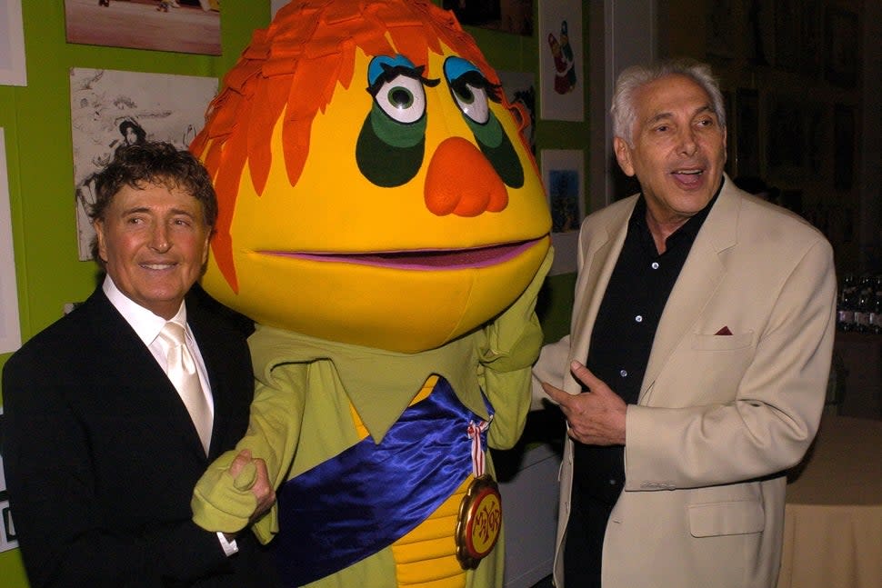 Sid Krofft, H.R. Pufnstuf and Marty Krofft