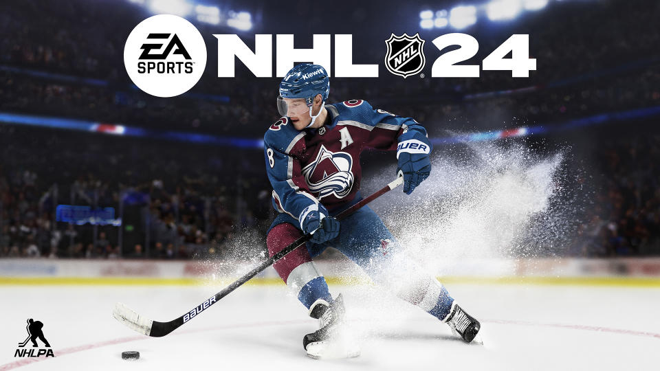 Cale Makar is the cover athlete for NHL 24. (Photo via EA Sports)