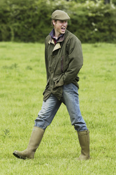 21 Years Old<br><br>HRH Prince William visits Duchy Home Farm as part of his ongoing interest in farming and his father's estate, May 29, 2004 in Tetbury, England.