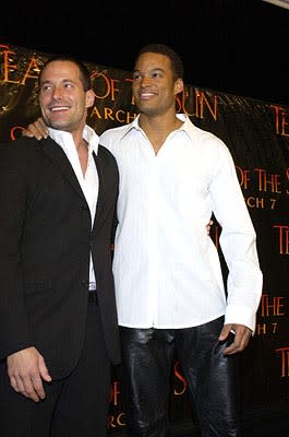 Johnny Messner and Charles Ingram at the LA premiere of Columbia's Tears of the Sun