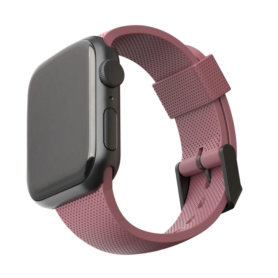 <p><a href="https://go.redirectingat.com?id=74968X1596630&url=https%3A%2F%2Fwww.urbanarmorgear.com%2Fproducts%2Fu-silicone-strap-for-apple-watch&sref=https%3A%2F%2Fwww.bestproducts.com%2Ftech%2Fg1143%2Fbest-apple-watch-bands%2F" rel="nofollow noopener" target="_blank" data-ylk="slk:Shop Now;elm:context_link;itc:0;sec:content-canvas" class="link ">Shop Now</a></p><p>Urban Armor Gear U Dot Apple Watch Strap</p><p>urbanarmorgear.com</p><p>$39.95</p>