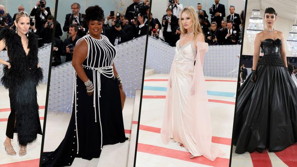 Sienna Miller, Lizzo, Kate Moss and Lily James at the Met Gala 2023