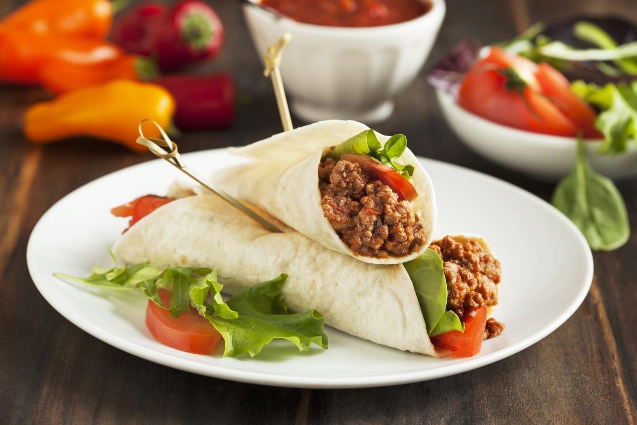 Ground Beef Burritos