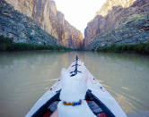 <p>Santa Elena Canyon in Big Bend National Park – one side of the river is Mexico, the other side, the United States. Big Bend National Park is in southwest Texas and includes the entire Chisos mountain range and a large swath of the Chihuahuan Desert. (Photo: Our Vie / Caters News) </p>