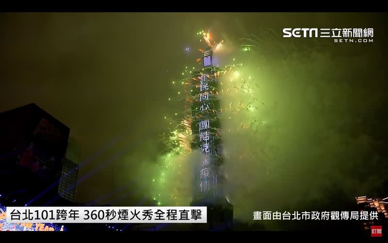 《三立新聞網》特別為您呈現多個角度的台北101煙火，一起亮麗告別2021，迎向2022！