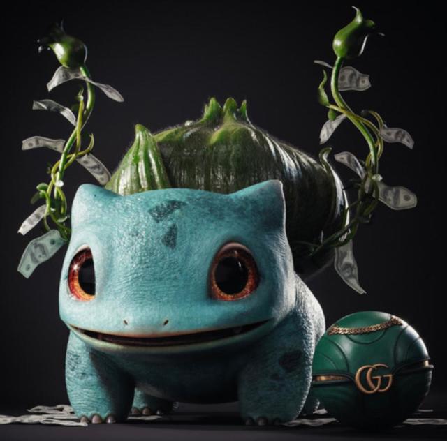 Gal Yosef 3D Artist - Pikachu Loves Money